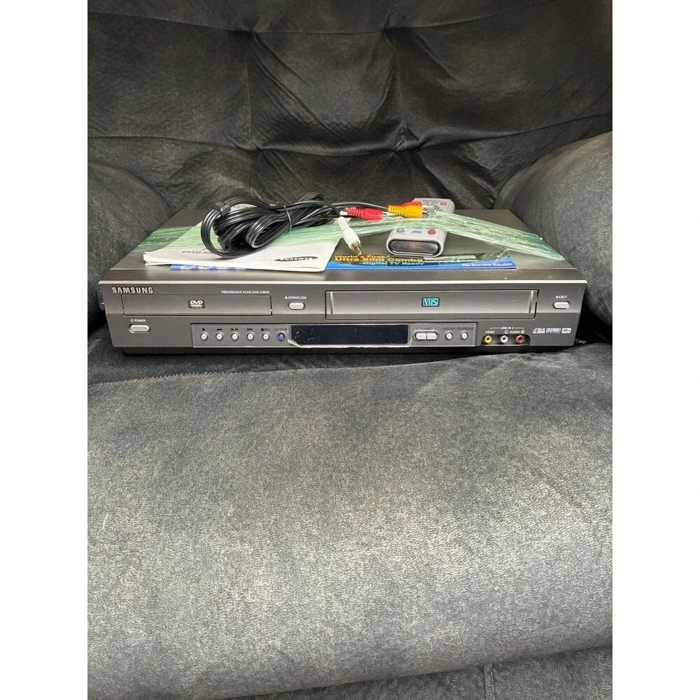 Samsung Dvd-V3650 Dvd/Vcr Combo Player VHS System w/ Remote Tested
